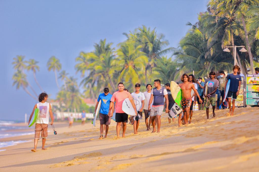 Sport Minister Mr.Namal Rajapaksa Visit to Surf