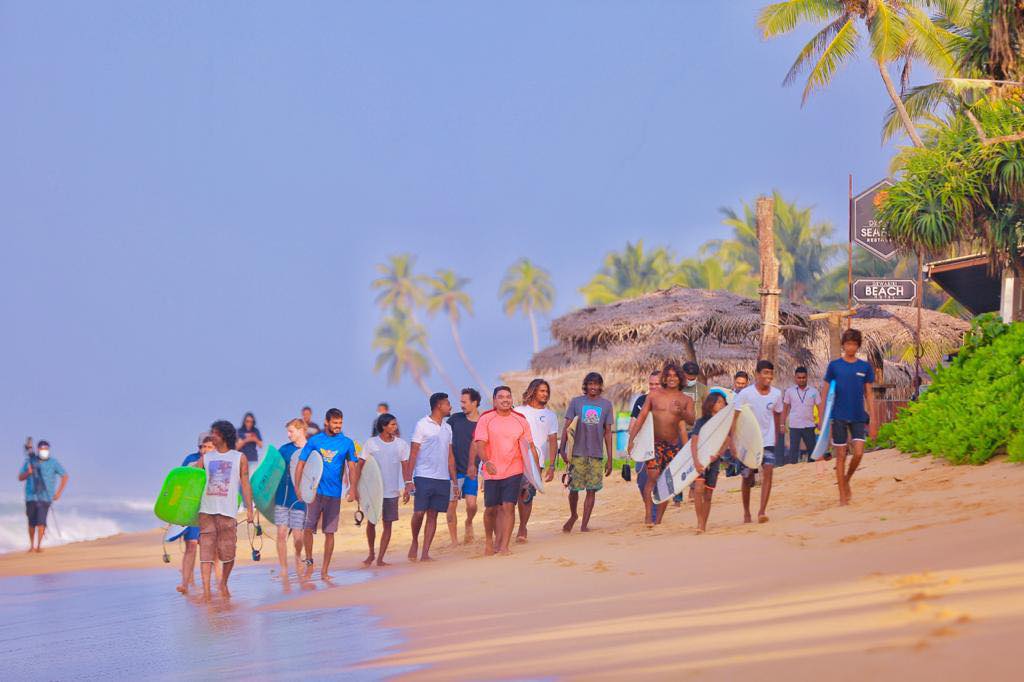Sport Minister Mr.Namal Rajapaksa Visit to Surf